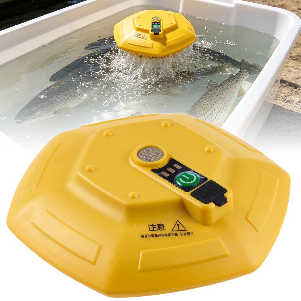 Marine Fish Tank - Portable Floating Fish Tank Oxygen Pump,