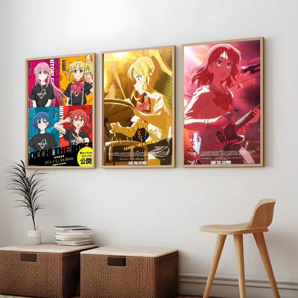 Live Rock - B-Bocchi the Rock Anime Poster Canvas