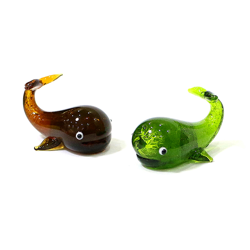 Murano Glass Whale Miniature F - đánh giá và giá Marine Aquarium