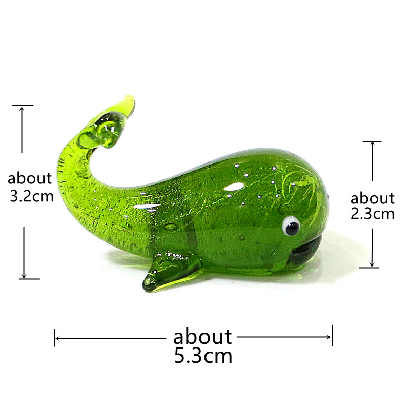 Murano Glass Whale Miniature F - đánh giá và giá Marine Aquarium