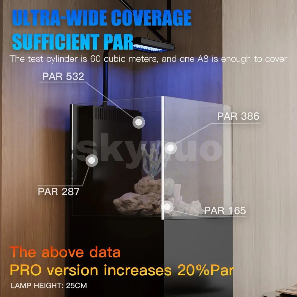 A8SE/A8PRO 2.0 Generation 240W - đánh giá và giá Reef Lighting