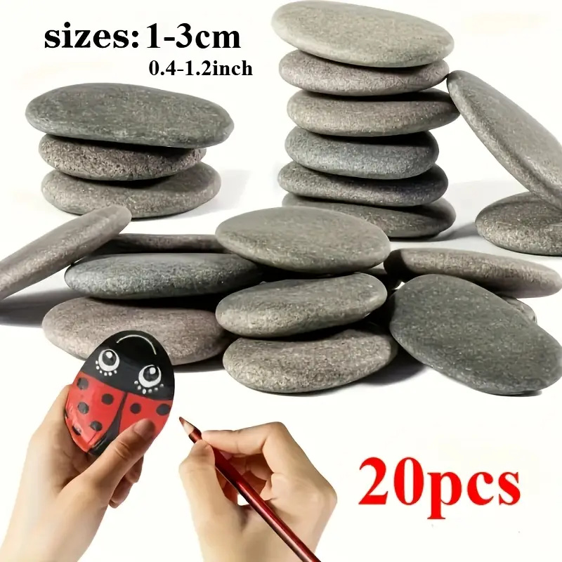 20Pcs Natural River Rocks Smoo - đánh giá và giá Marine Fish Tank