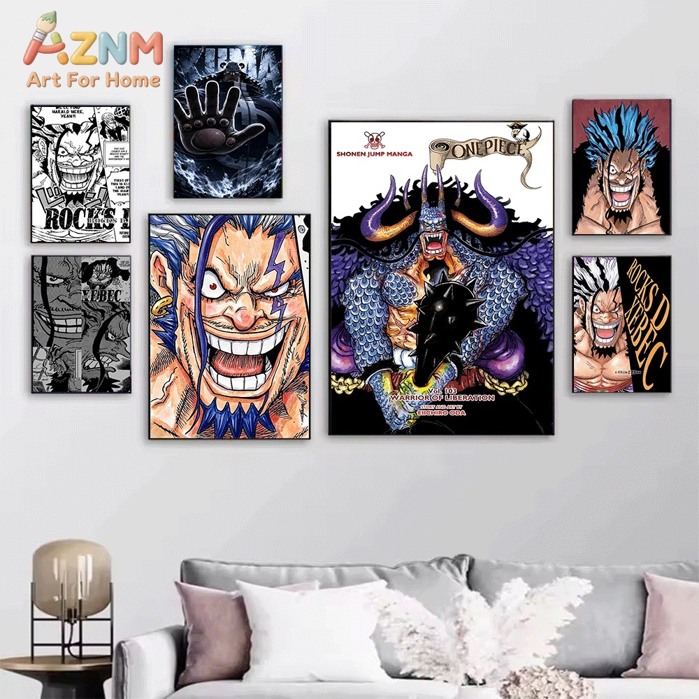 One Piece Anime Canvas Wall Ar - đánh giá và giá Live Rock