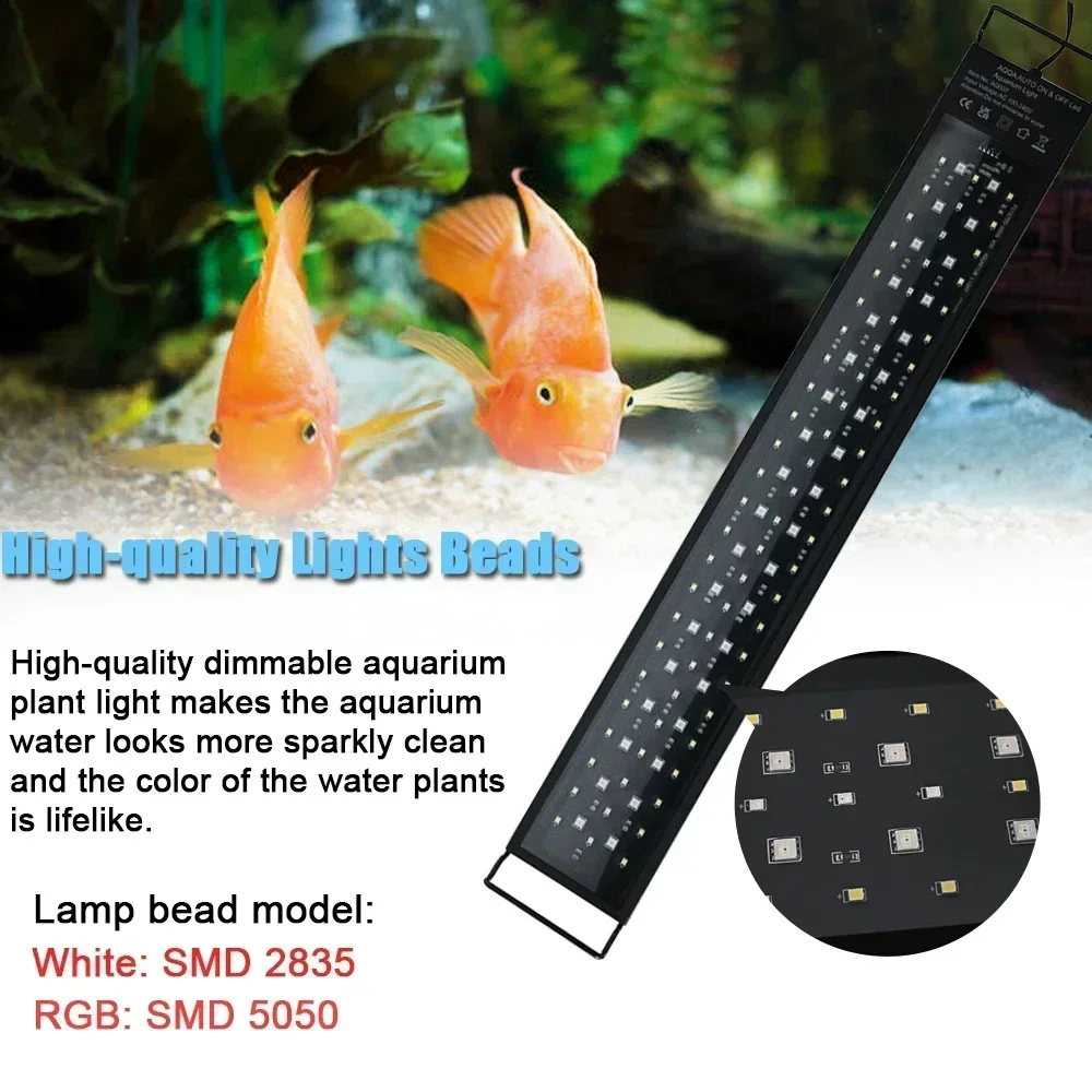 IP68 Waterproof Aquarium LED L - đánh giá và giá Aquarium Marine Lights
