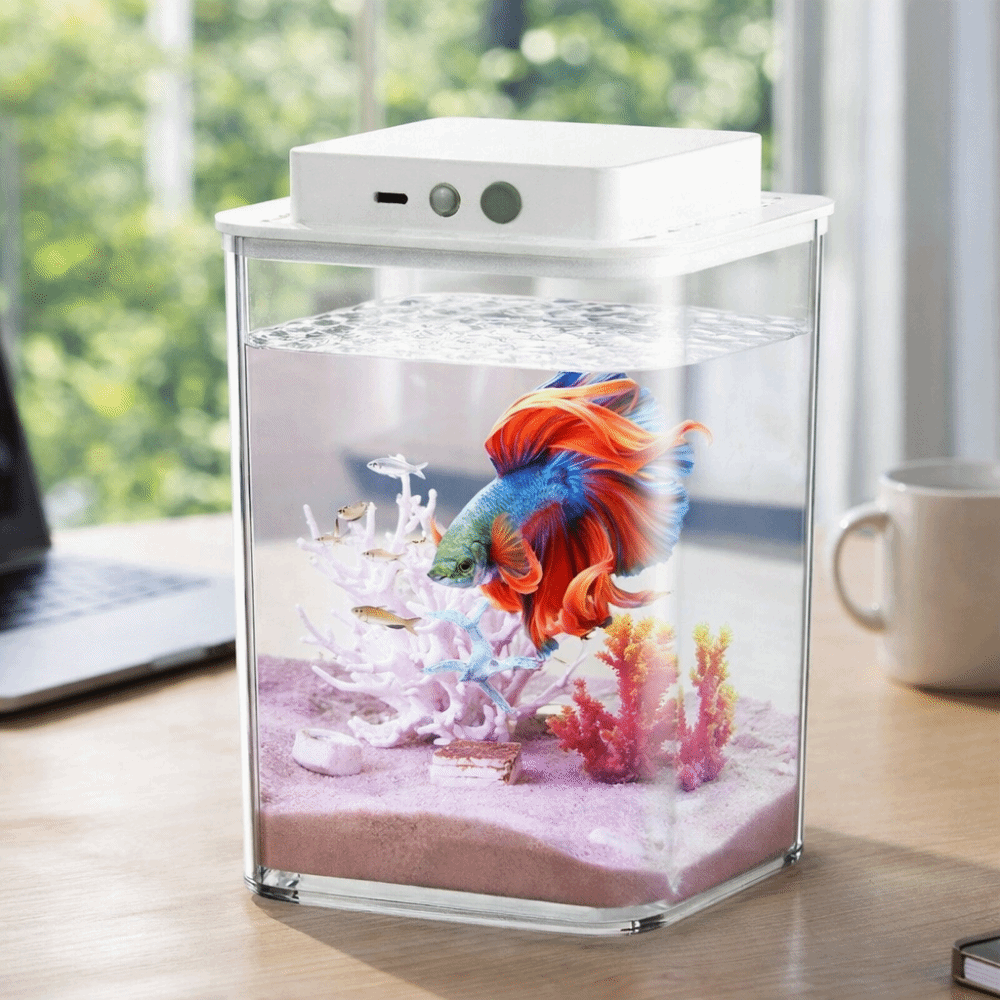 Transparent Betta Fish Tank In - đánh giá và giá Saltwater Tank