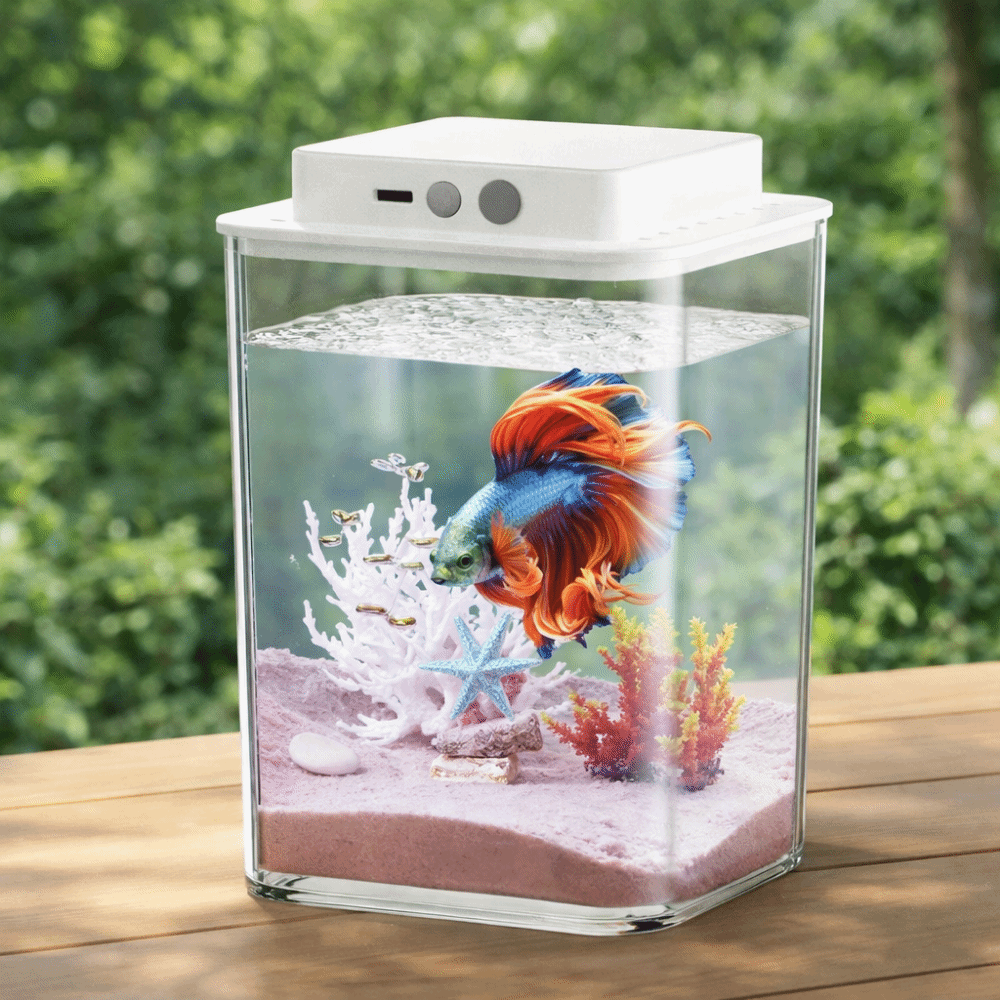 Transparent Betta Fish Tank In - đánh giá và giá Saltwater Tank