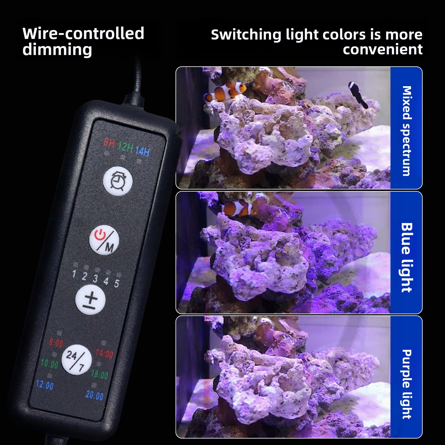 Deep-sea spectral intelligent  - đánh giá và giá Reef Lighting