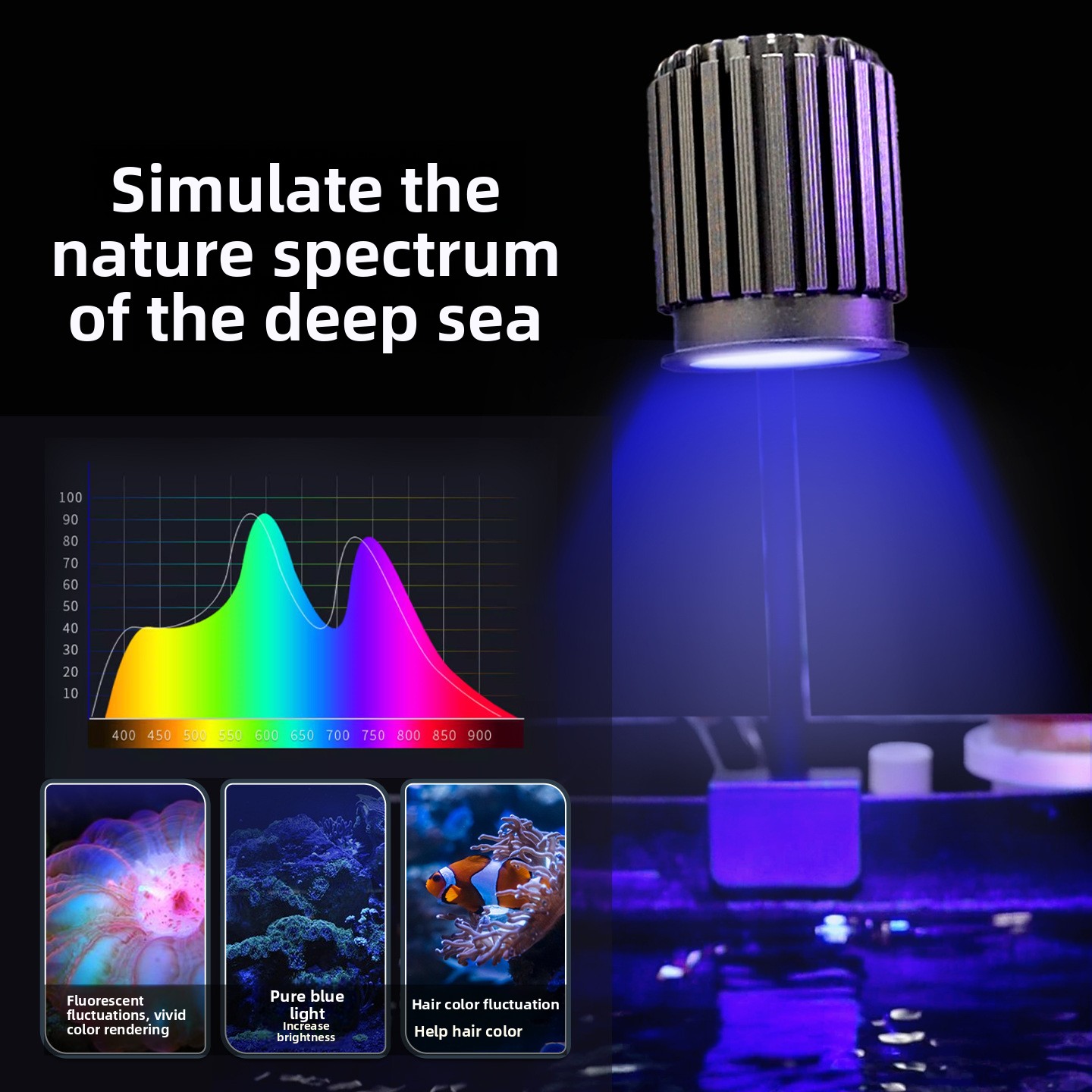 Deep-sea spectral intelligent  - đánh giá và giá Reef Lighting