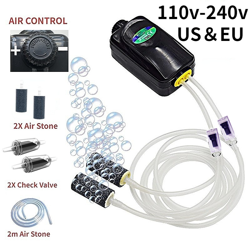 Sobo Songbao fish tank oxygen  - đánh giá và giá Marine Fish Tank