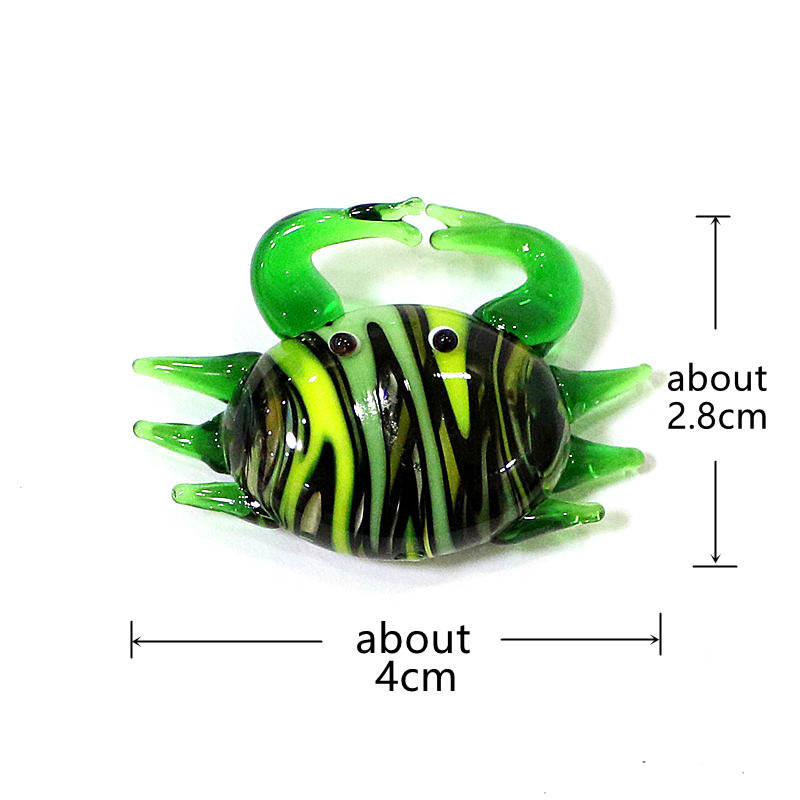 Handmade Cute Mini Glass Crab  - đánh giá và giá Marine Aquarium