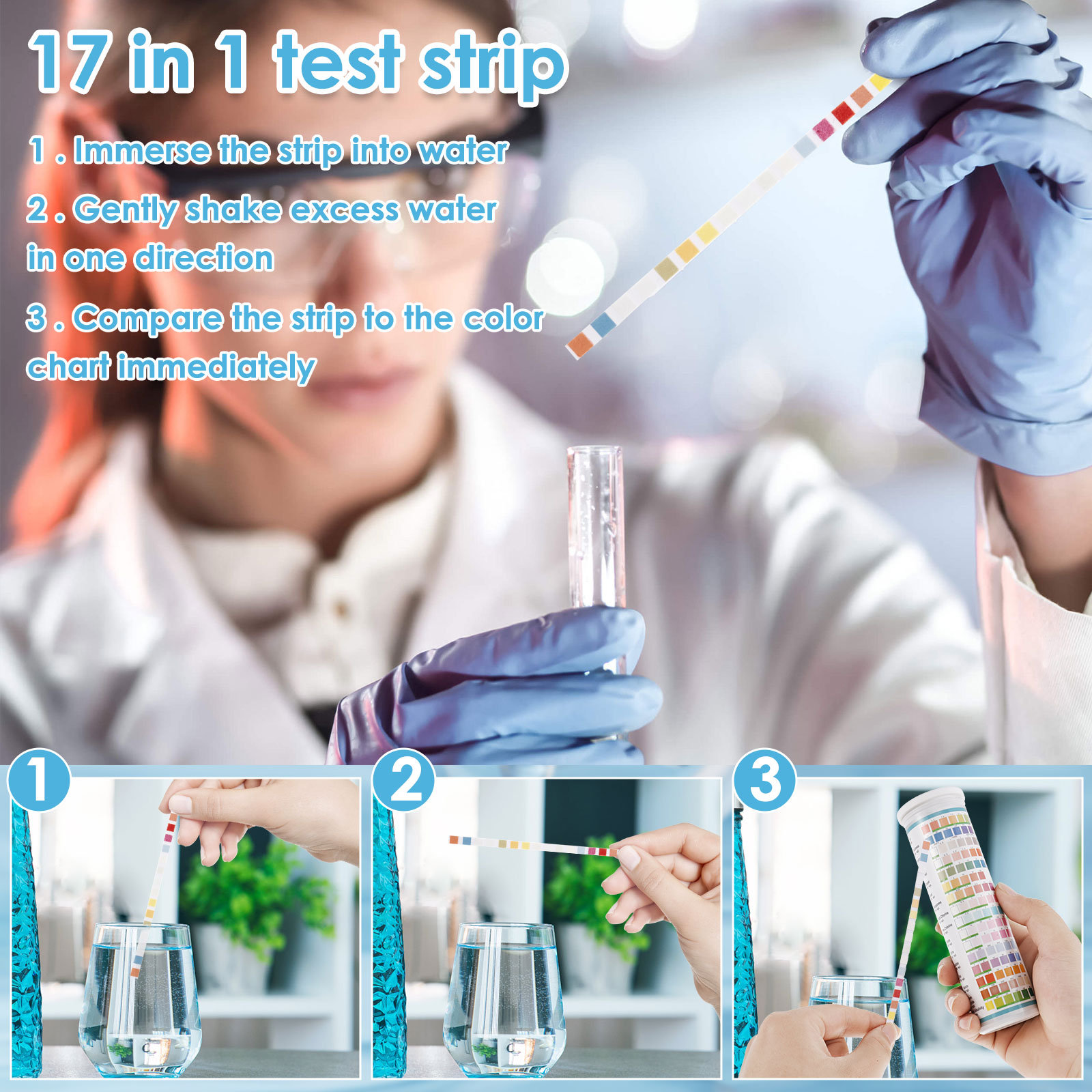 5-17 in 1 Aquarium Test Strips - đánh giá và giá Saltwater Tank