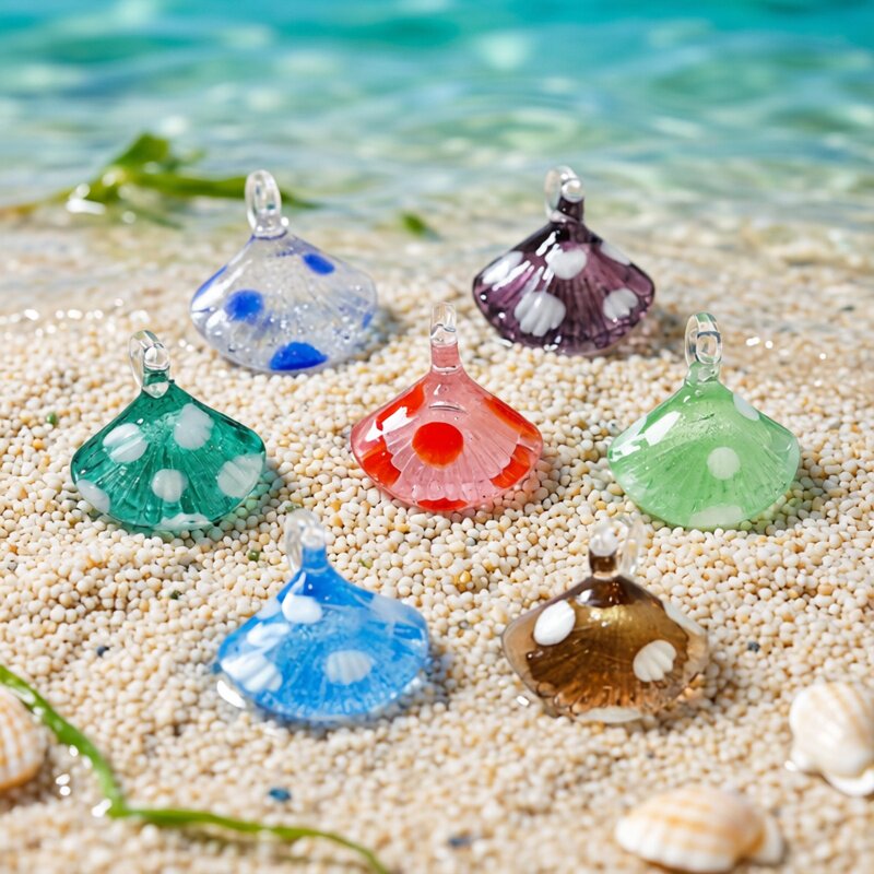 Colorful Mini Sea Shell Charm  - đánh giá và giá Marine Aquarium