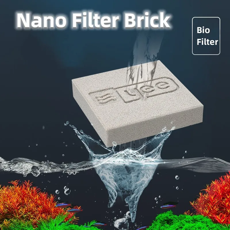 1/2pcs Fish Tank Nano Ceramic  - đánh giá và giá Marine Aquarium Cube