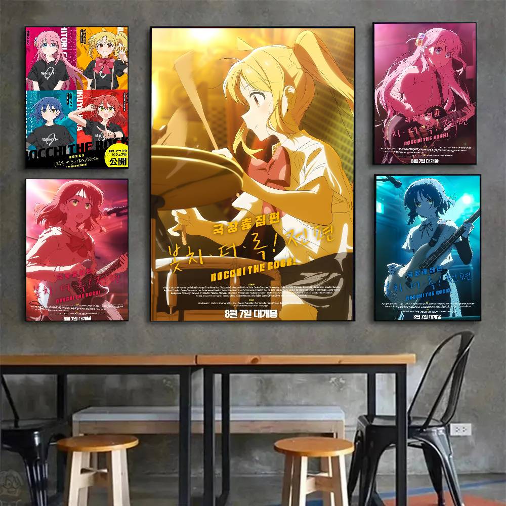 B-Bocchi the Rock Anime Poster - đánh giá và giá Live Rock