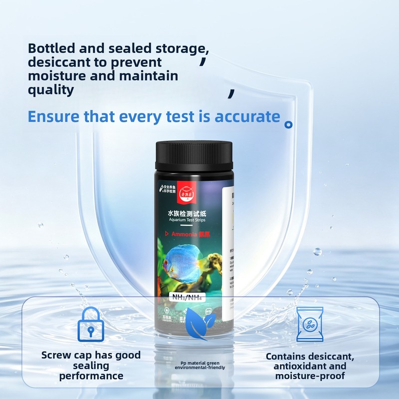 8-in-1 Aquarium Test Strips -  - đánh giá và giá Saltwater Tank